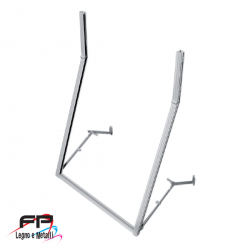 Apparecchio a sporgere in alluminio a leva laterale